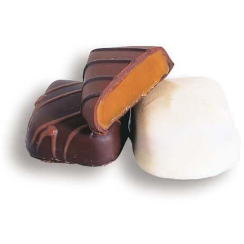 Asher Dark Chocolate Vanilla Caramels With Milk String  6lbs