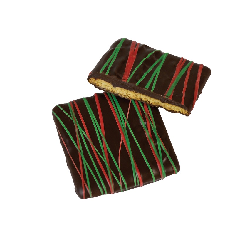 Asher Dk Choc Grahams w/Christmas String 5lb