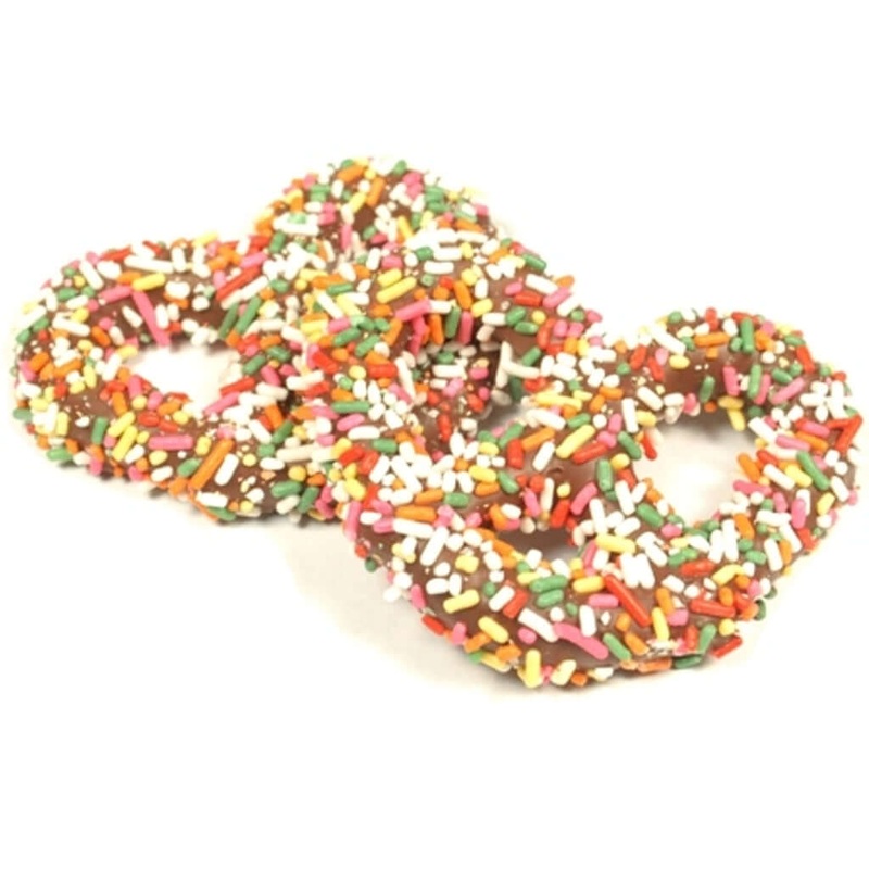 Asher’s Milk Chocolate Covered Pretzels with Jimmies 7lb *Fragile Item*