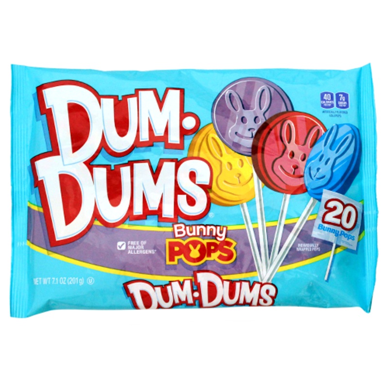 Dum Dums Bunny Pops 20 Count 7.1 oz. Bag