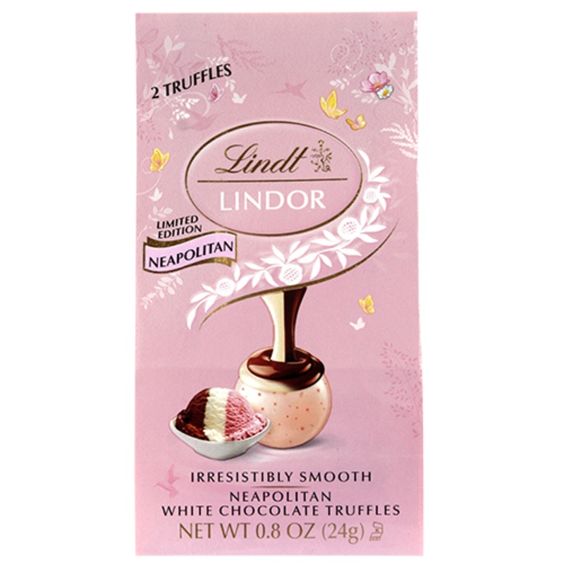 Lindt Lindor Neapolitan Truffle 0.8 oz. Bag