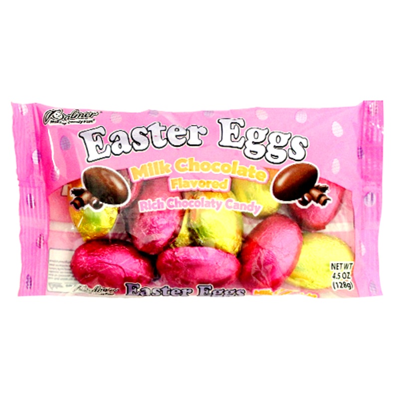 Palmer Milk Chocolate Foil Wrapped Eggs 4.5 oz.