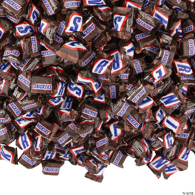 Snickers Miniature Chocolate Candy Bars – 1000 Count for Parties & Treats