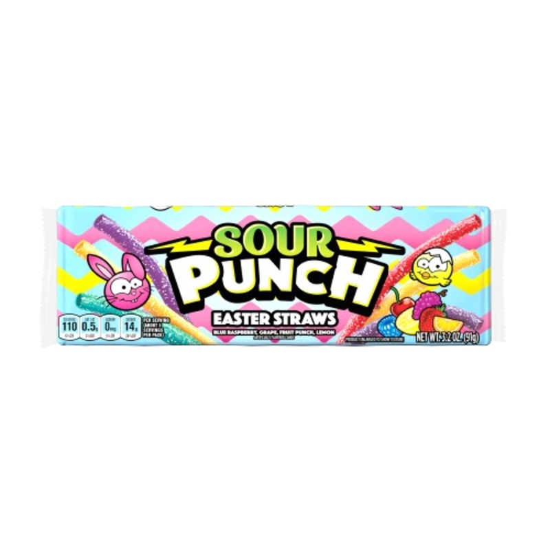 Sour Punch Easter Straws 3.2 oz. Tray