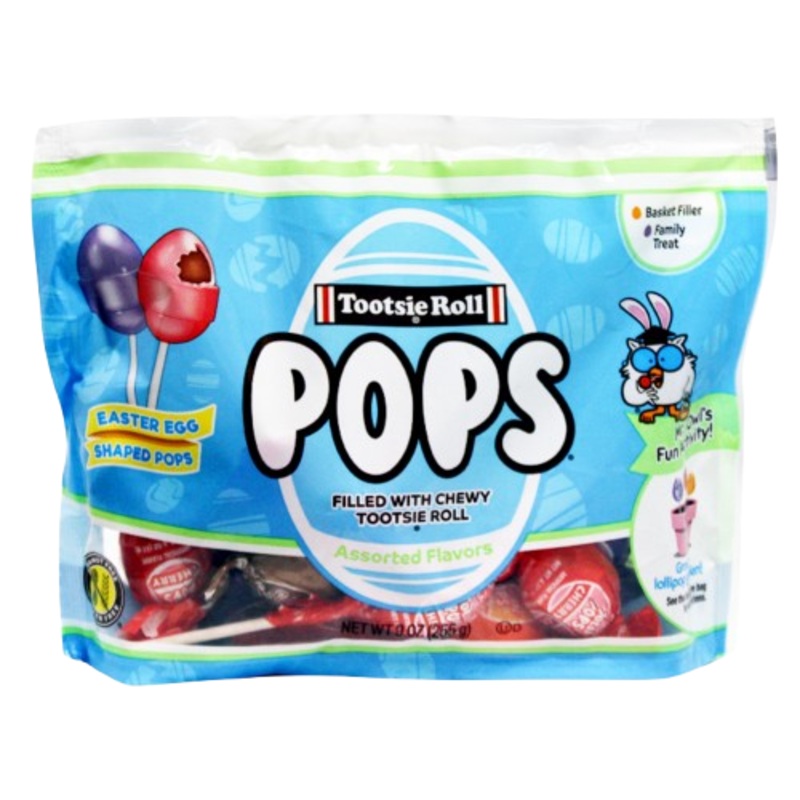 Tootsie Easter Egg Shaped Pops – 9-oz. Bag