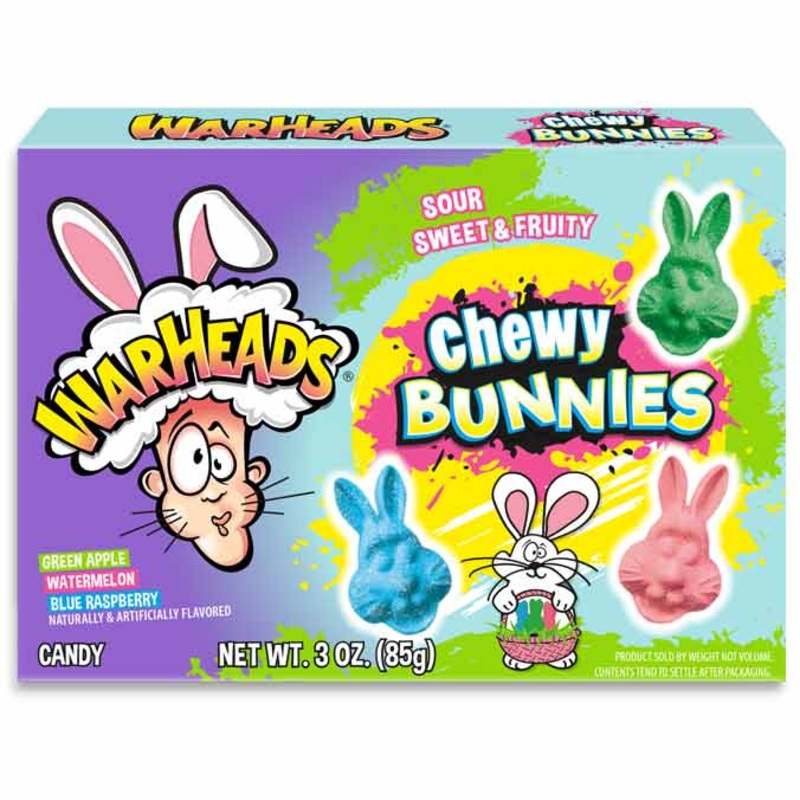 Warheads Chewy Bunnies 3 oz. Theater Box