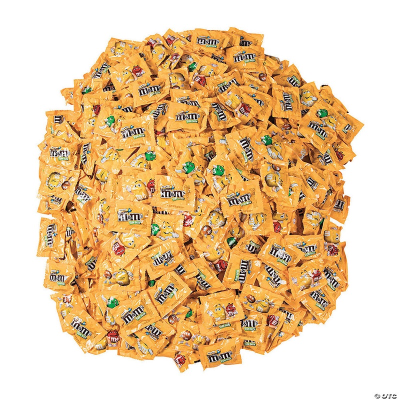 23 lbs. Mega Bulk 552 Pc. M&Ms Peanut Fun Size Candy Packs