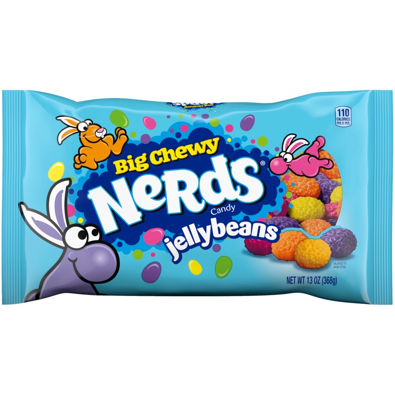Big Chewy Nerds Jelly Beans – 13-oz. Bag