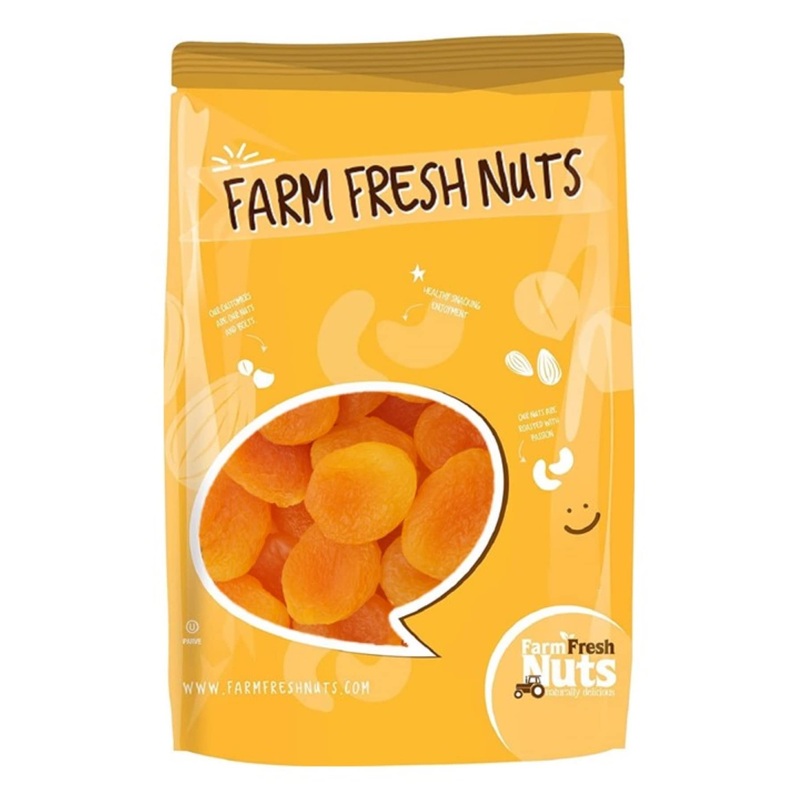 Dried Turkish Apricot Fruit. (2 Lb) – Best For Healthy Snacking Candy For Kids & Adults, Resealable Bags, Sundried Unsweetened,