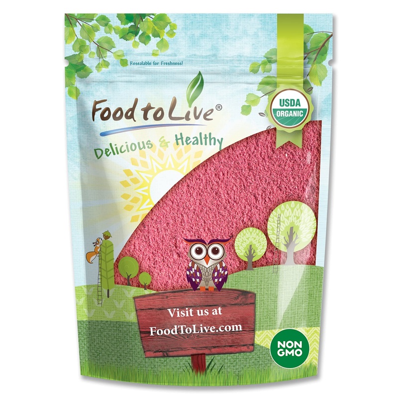 Food To Live Organic Cranberry Powder, 4 Pounds – Non-Gmo, Unsulfured, Raw, Dried Fruit, Vegan, Bulk, Great For Juices, Smoothie