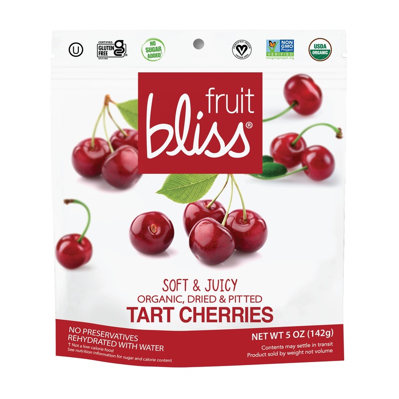 Fruit Bliss – Organic Tart Dried Cherries – Case Of 6-4 Oz.