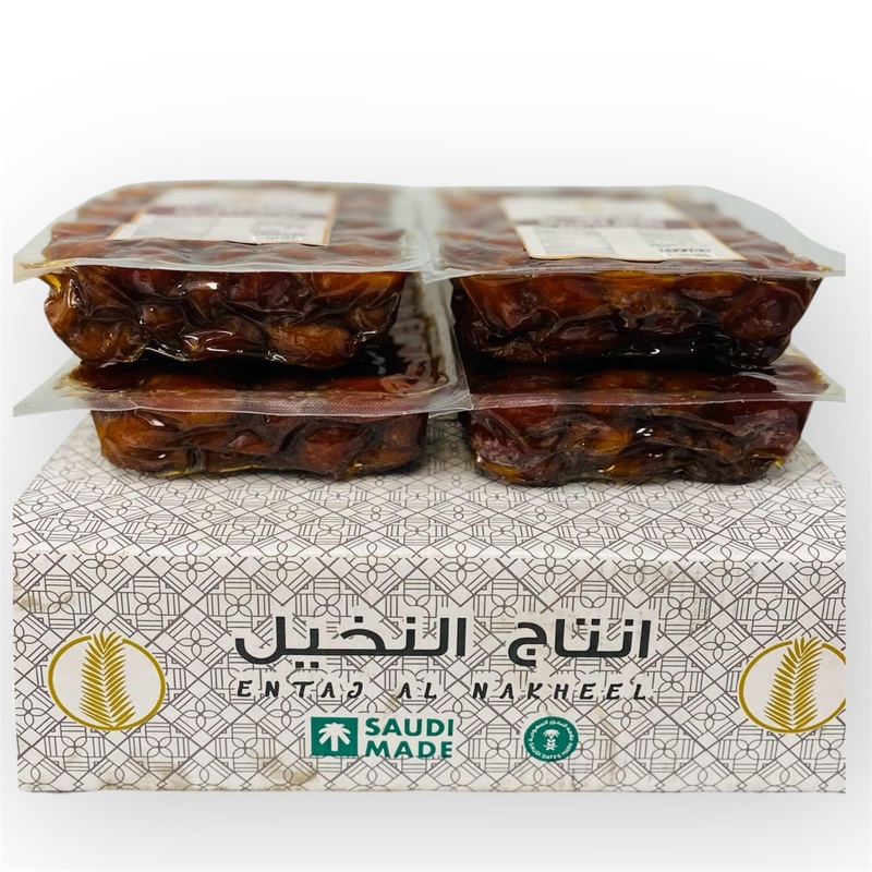 Golden Khalas Saudi Dates – 4 Pack-Box 8.8 Lbs Premium, Juicy & Naturally Sweet | Soft Texture, High Fiber & Antioxidants Dried