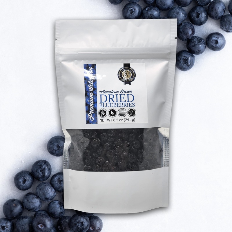 Herb Guru Whole Dried Blueberries | American Grown | All Natural, Non-Gmo, Preservative Free – 8.5Oz (8.5 Ounce (Pack Of 1))