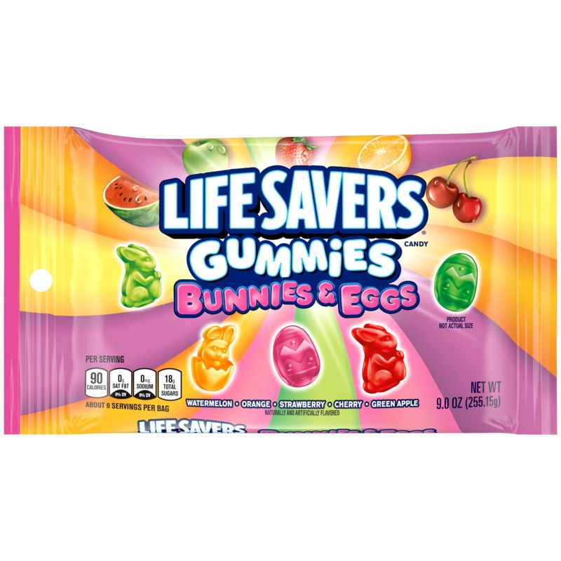 Life Savers Gummies Bunnies & Eggs Candy – 9-oz. Bag