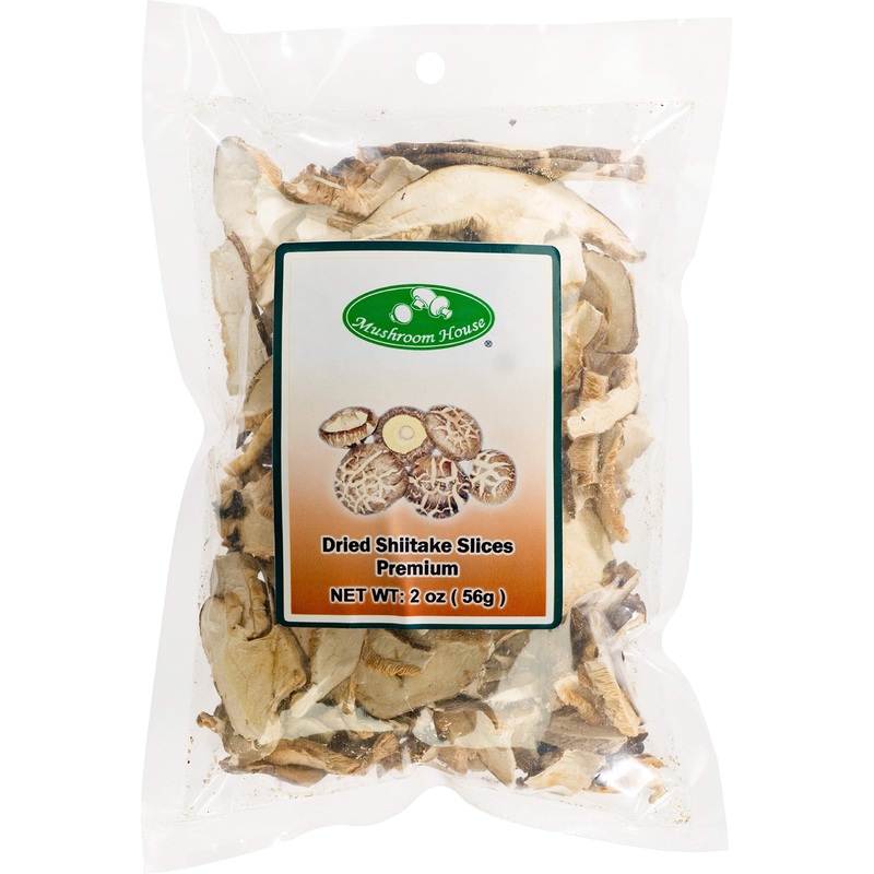 Mushroom House (Musi1) Mushroom House Dried Shiitake Mushroom Slices, 2 Oz