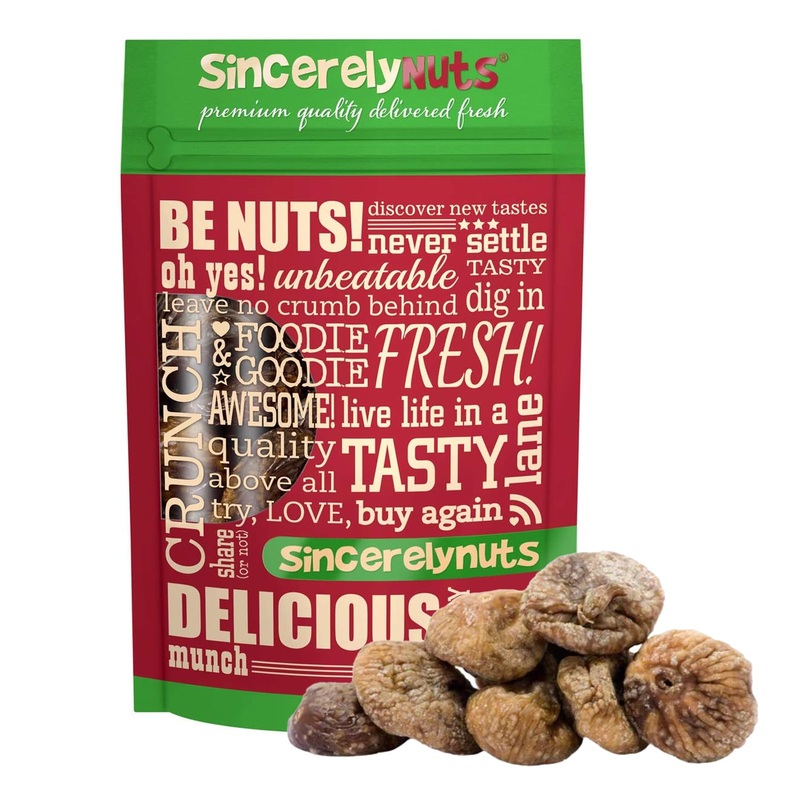 Sincerely Nuts Organic Dried Turkish Figs (5 Lb)-Vegan, Kosher, And Gluten-Free Food-Nutritious And Delicious On-The-Go Snack-Lo
