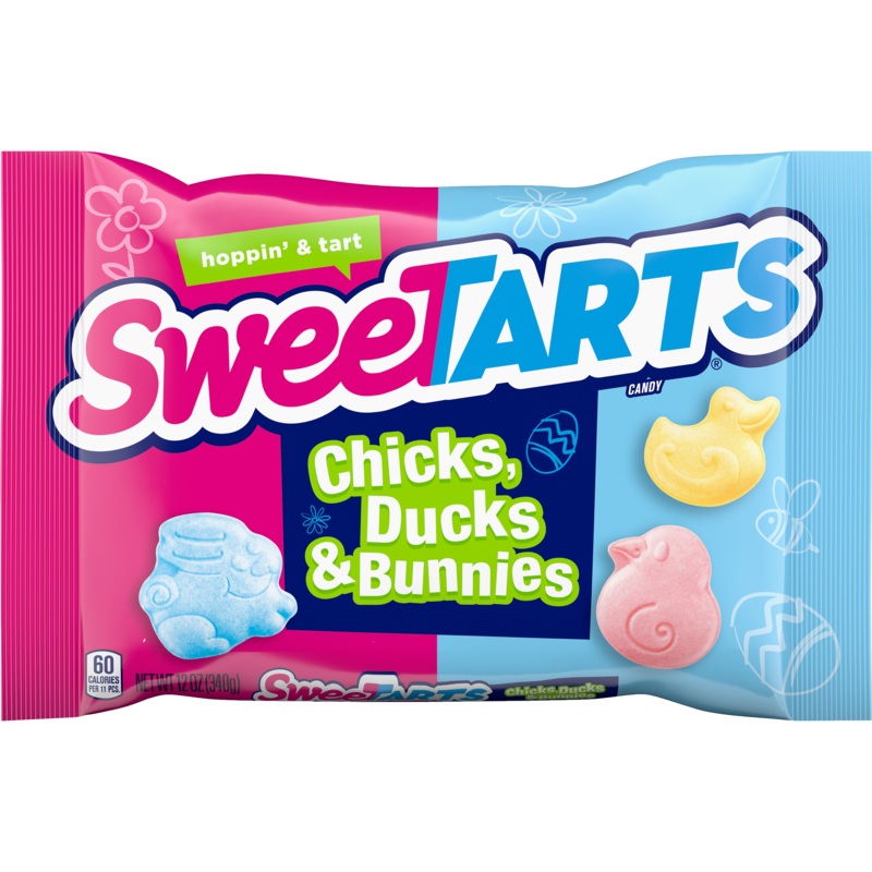 SweeTARTS Chicks, Ducks & Bunnies  Candy – 12-oz. Bag