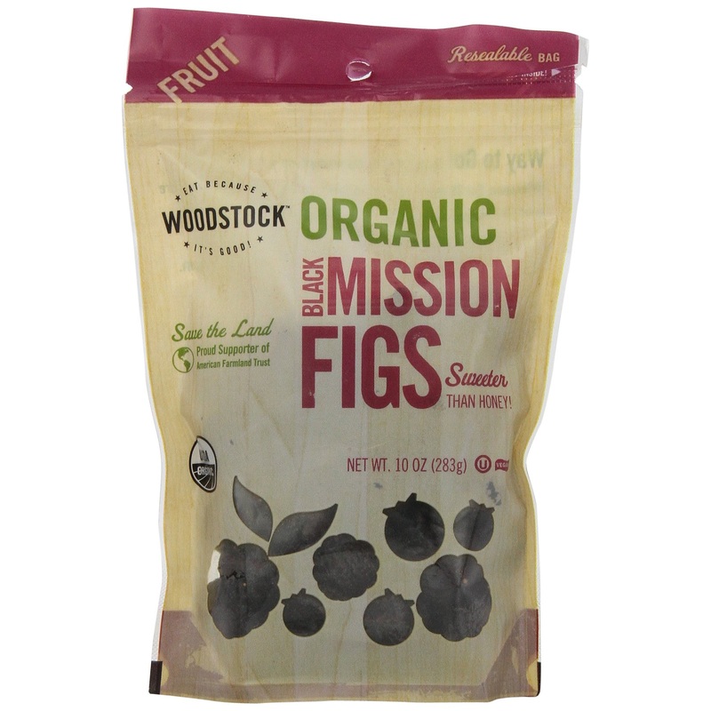 Woodstock Farms Black Mission Dried Figs, 10 Ounce