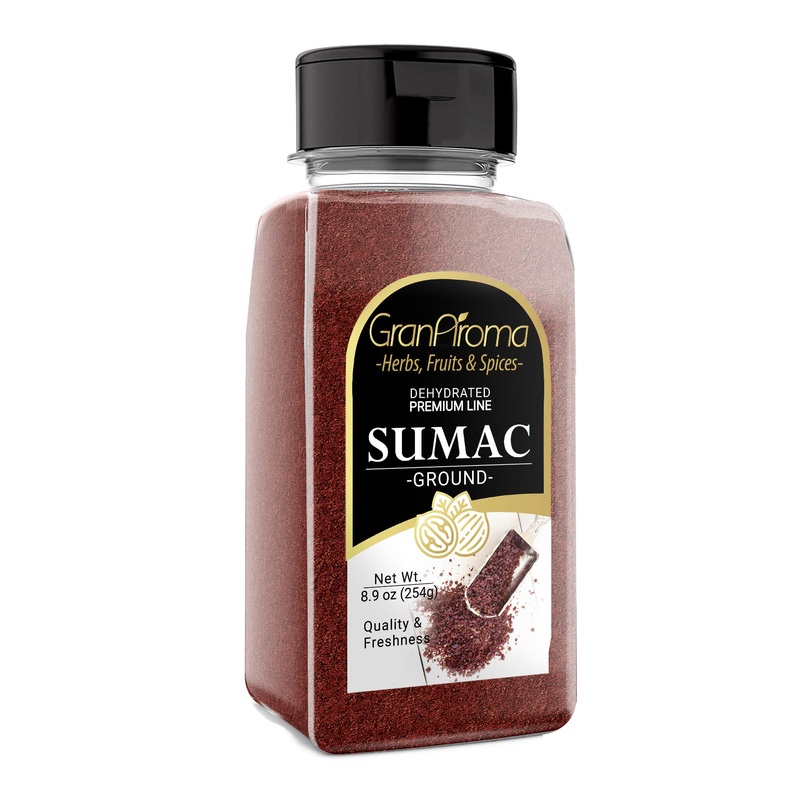 Granaroma Ground Sumac, 8.9 Oz, Middle Eastern Cuisine, Tart Flavor