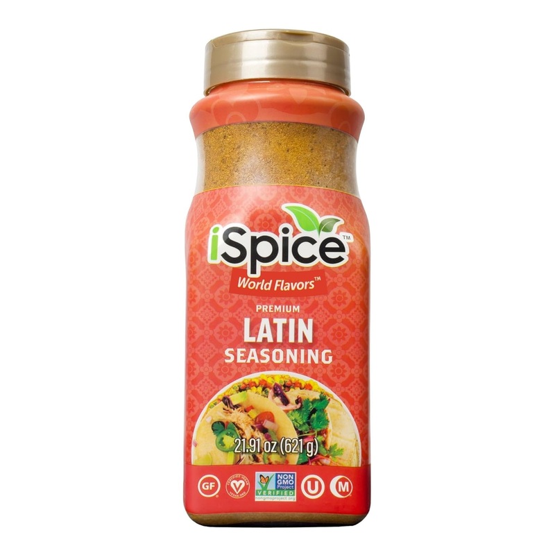 Ispice Blend | Latin Seasoning | 21.91 Oz | Mixed Spice & Seasoning | Bulk Size | Halal | Kosher (Latin)