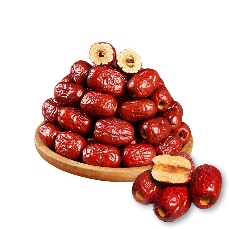 KachiKachi Dried Jujube Dates – Sweet Pitted Red Dates, 1.1lb (500g) for Cooking, Baking, and Home Decor