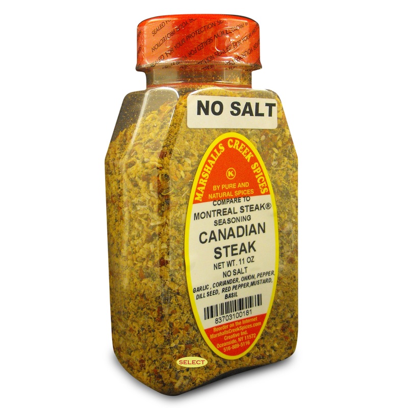 Marshalls Creek Spices, Select Canadian Steak Seasoning No Salt (Compare To Montreal Seasoning R) 11 Ounces