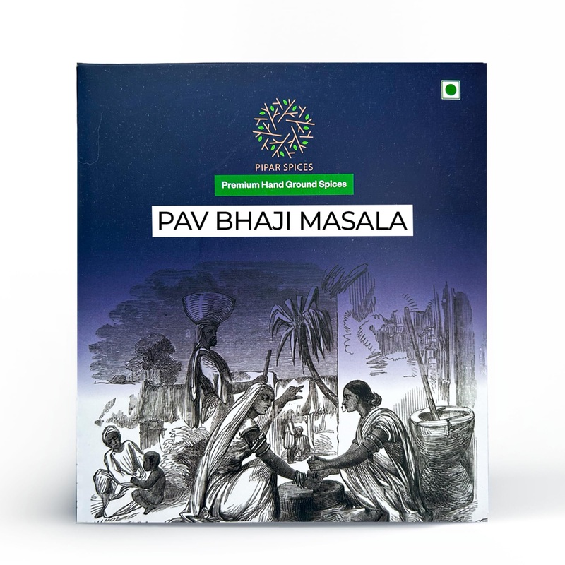 Pipar Spices Pav Bhaji Masala – 100G (3.53 Oz) Pack | Hand Grounded For Rich Aroma And Flavor.