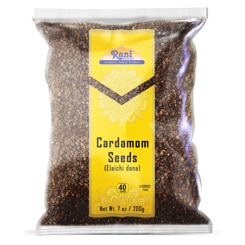 Rani Cardamom (Elachi) Decorticated Seeds Indian Spice 7Oz (200G) ~ All Natural | Vegan | Gluten Friendly | Non-Gmo | Kosher | I