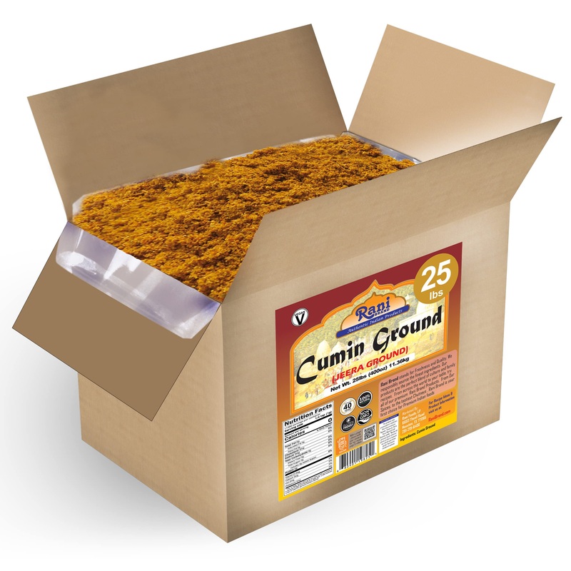 Rani Cumin (Jeera) Powder Spice 400Oz (25Lbs) 11.36Kg Bulk Box ~ All Natural | Vegan | Gluten Friendly | Non-Gmo | Indian Origin