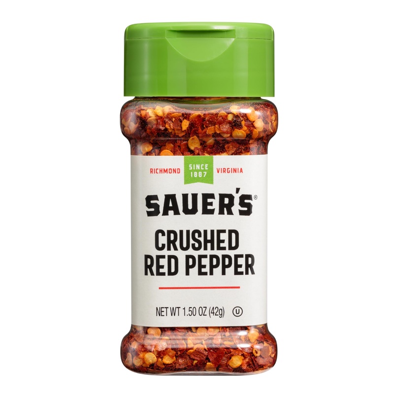 Sauer’s Red Pepper Crushed, 1.5 Ounce – Spicy Seasoning for Cooking, Baking & Grilling, Perfect for Flavor Enhancements