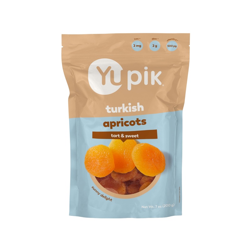 Yupik Turkish Apricots, 7 Oz, Kosher, Tart & Sweet Dried Fruits, No Pits, No Sugar Added, Naturally Sweet Snacks, Healthy Snacks