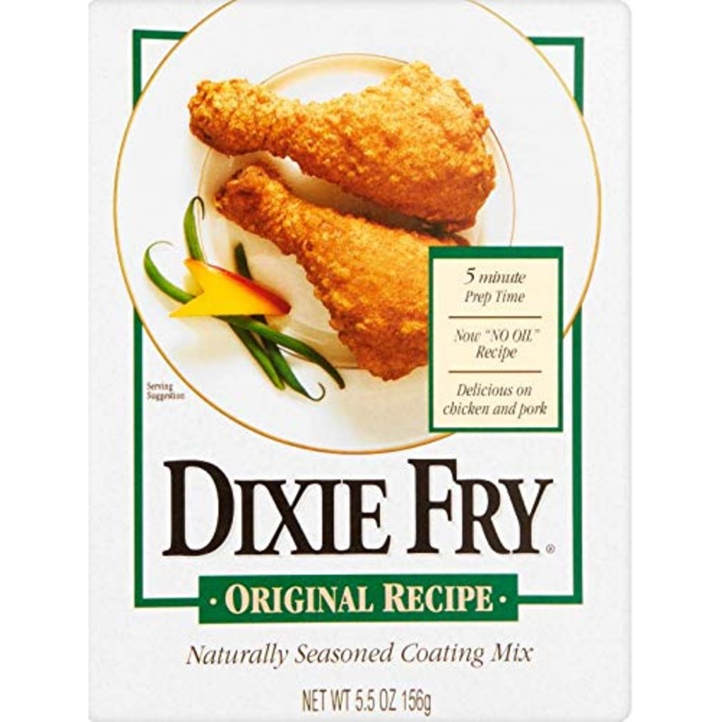 Dixie Fry Original Recipe Naturally Seasoned Coating Mix, 10-Ounce Packages (Pack Of 12)