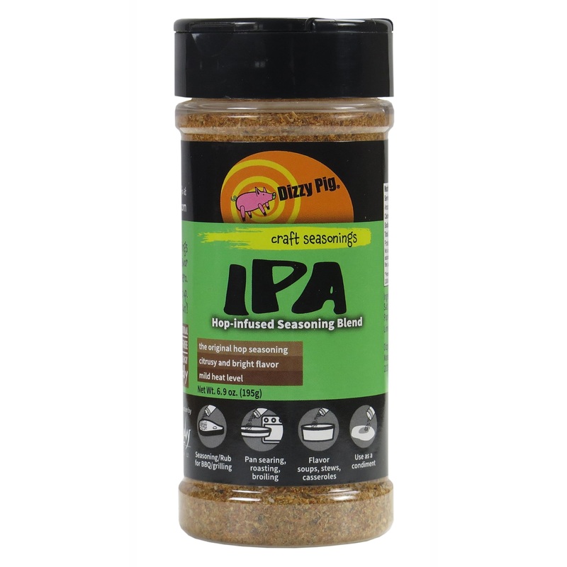 Dizzy Pig Ipa Hop-Infused Seasoning Rub Blend (8Oz Shaker) – Seasons 30+Lbs Of Food – Hand Made In The Usa – Msg Free, Gluten Fr
