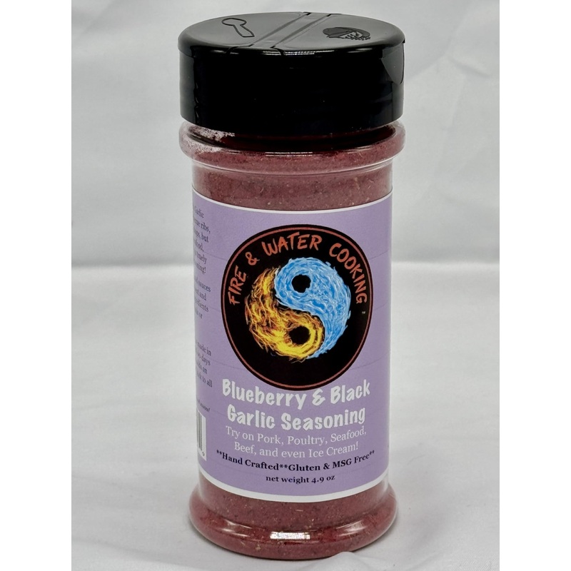 Fire & Water Cooking Blueberry And Black Garlic Seasoning