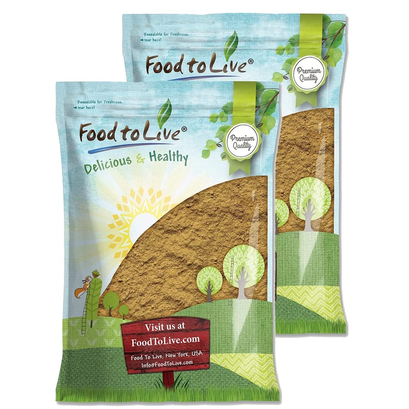 Food To Live Ginger Powder, 12 Pounds – Finely Ground Dried Ginger Root, Pure, Kosher, Vegan, Sirtfood. Bulk Ginger Spice With S