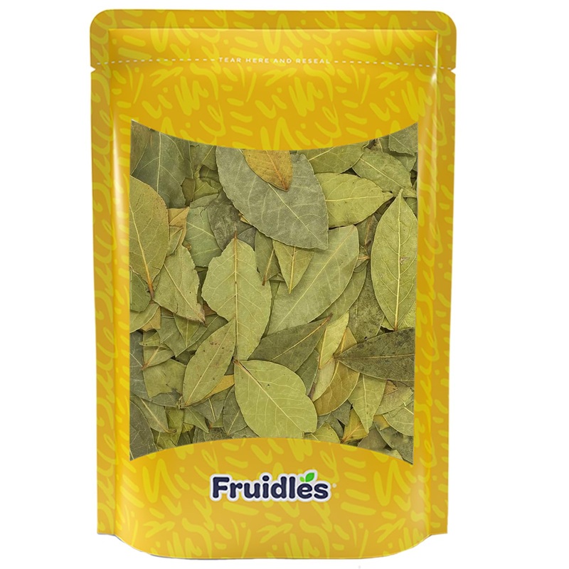 Fruidles Bay Leaves, Turkish Dried Bay Leaves In Resealable Bag, Kosher Certified (2 Oz-Pack)
