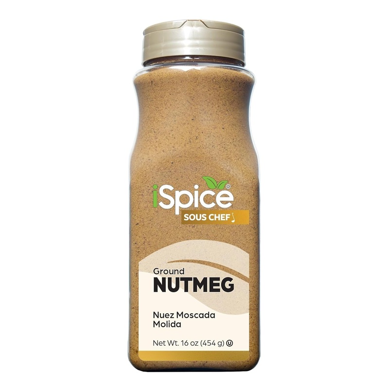 Ispice Premium Nutmeg, Ground Nutmeg Is Gluten Free And Non-Gmo, 100% Natural, Ground Is Used In Coffee, Tea, Hot Chocolate, Cur