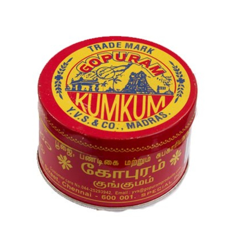 Kumkum Dark Red 50 Gm Tin