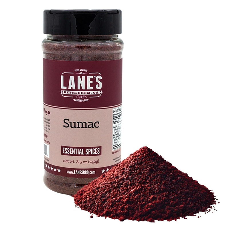 Lane’S Sumac Seasoning, All Natural Sumac Spice Powder For Eggplant, Chickpeas & Lentils, Sumac Powder Mediterranean Seasoning,