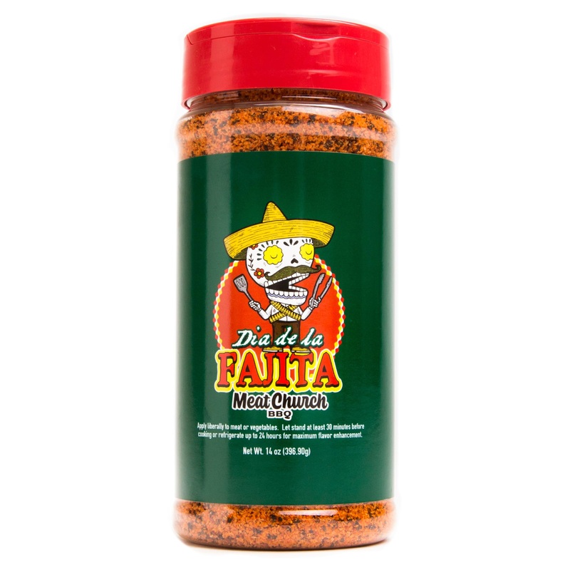 Meat Church – Seasoning Dia De La Fajita Bbq Rub 14 Oz.