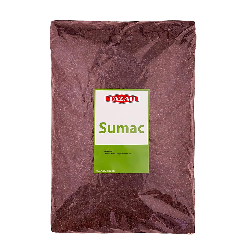 Tazah Sumac Spice – 5 Pounds Ground Sumac Seasoning From Jordan – Essential Ingredient For Mediterranean And Middle-Eastern Cuis