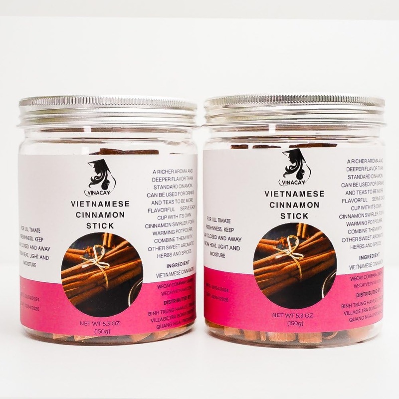 Cinnamon Stick 5.3 Oz (150G), Saigon Cinnamon Sticks Bulk, 100% Raw Organic Cinnamon Sticks, Pure Cinnamon Spice From Vietnam, C