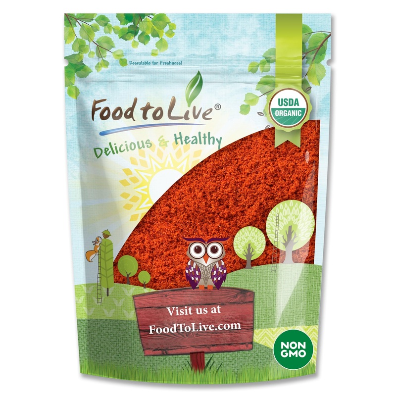 Food To Live Organic Ground Cayenne Pepper, 2 Pounds – 100% Pure, Natural And Non-Gmo Powder – Fiery Spice With Bold Flavor – Pe