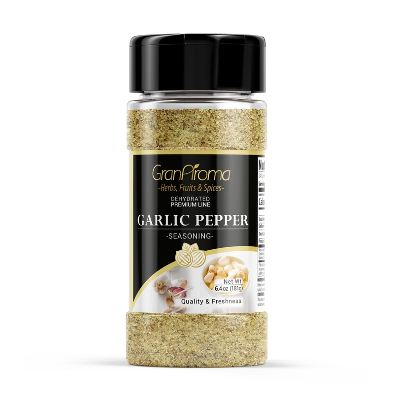 Granaroma Garlic Pepper, 6.4 Oz, Seasoning Blend, Soups & Sauces, Aromatic