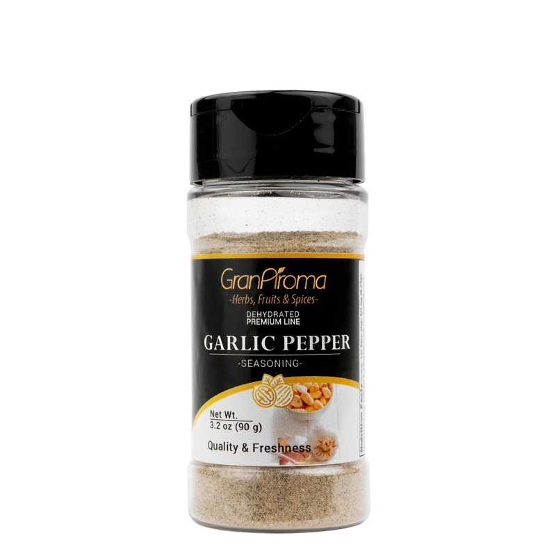 Granaroma Garlic Pepper, Seasoning Blend, Soups & Sauces, Aromatic (3.2 Ounce)
