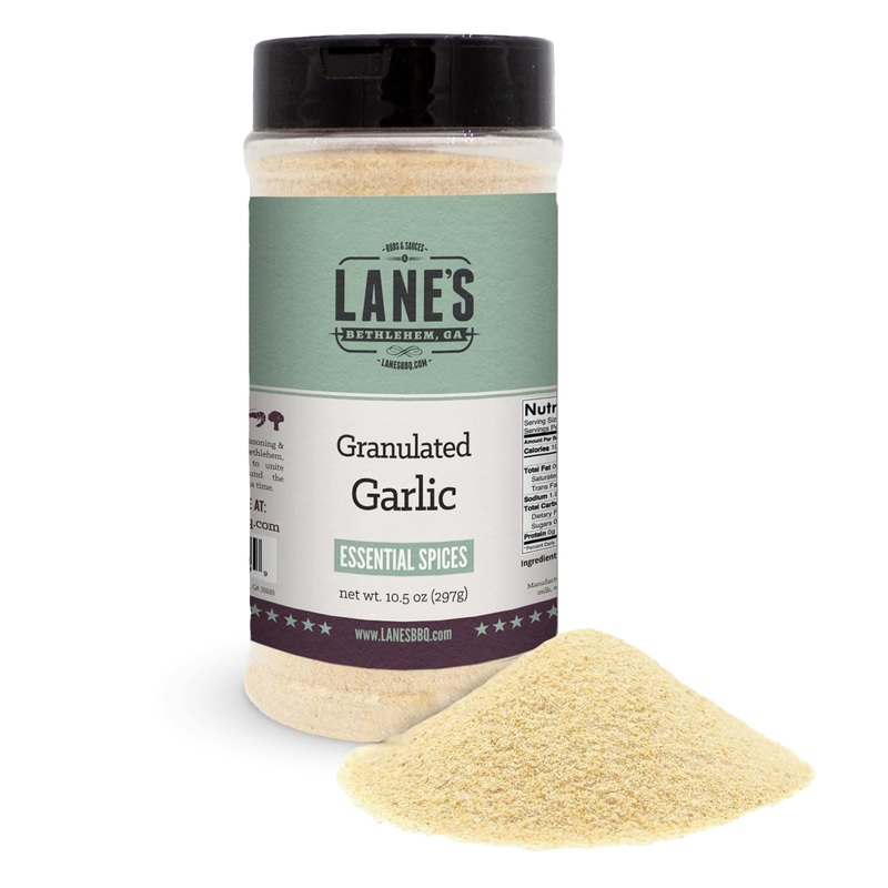 Lane’S Granulated Garlic, All-Natural Granulated Garlic Powder, Perfect For Sauces And Dry Rubs Garlic Seasoning, Made In Usa Ga