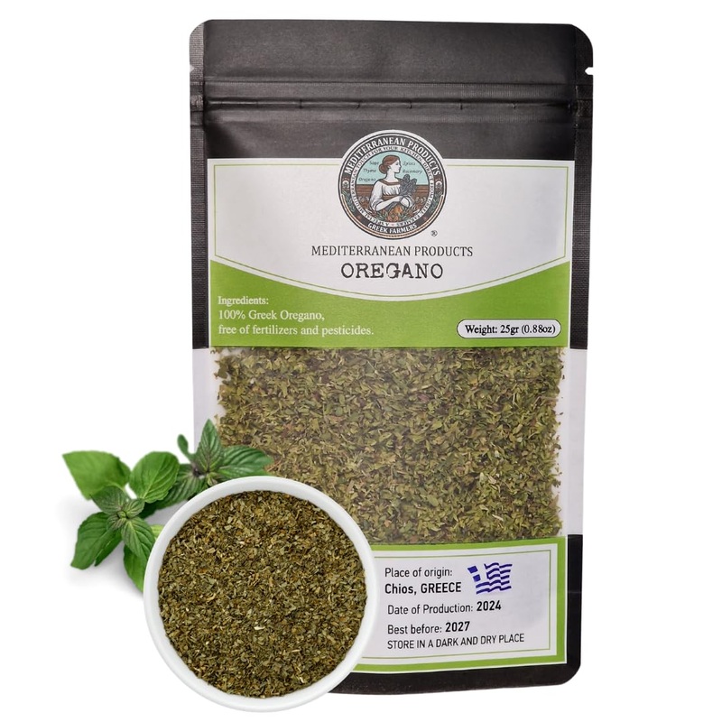 Mediterranean Products Oregano – Greek Oregano Dried – Traditionally Dried And Cut Organic Oregano, Premium Oregano Leaves, Hand