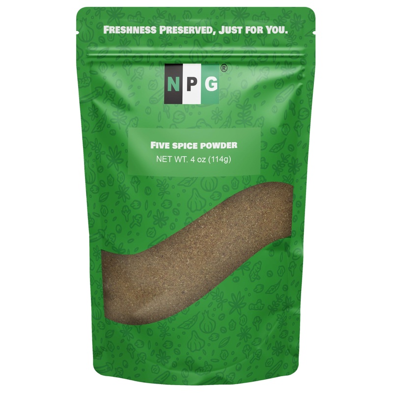 Npg Authentic Chinese Five Spice Powder 4 Ounces, Gluten Free, All Natural Ground Chinese 5 Spice Powder, No Preservatives No Ms