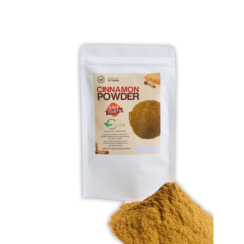 Organic Premium Cinnamon Powder Product Of Sri Lanka 2.5 Oz Special Grade Ceylon Cinnamon Powder Gluten-Free, Non-Gmo – Baking,