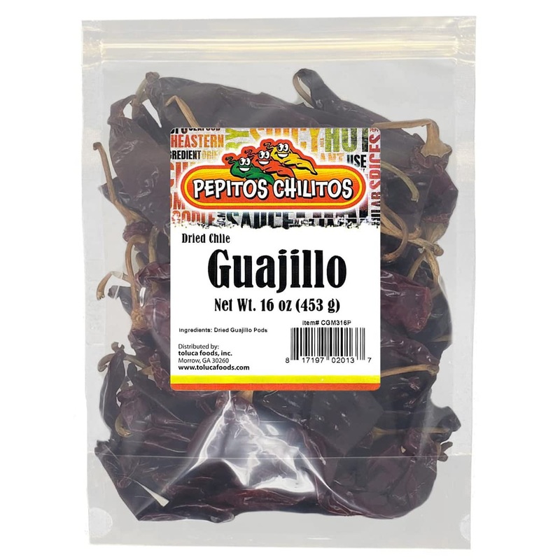 Pepitos Chilitos Chile Guajillo 16 Oz. Resealable Bag – Natural And Premium – Great For Mexican Recipes Like Salsa, Tamales, And